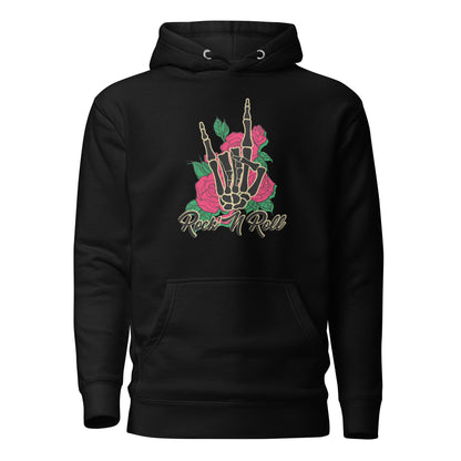 Rock and Roll Roses Hoodie