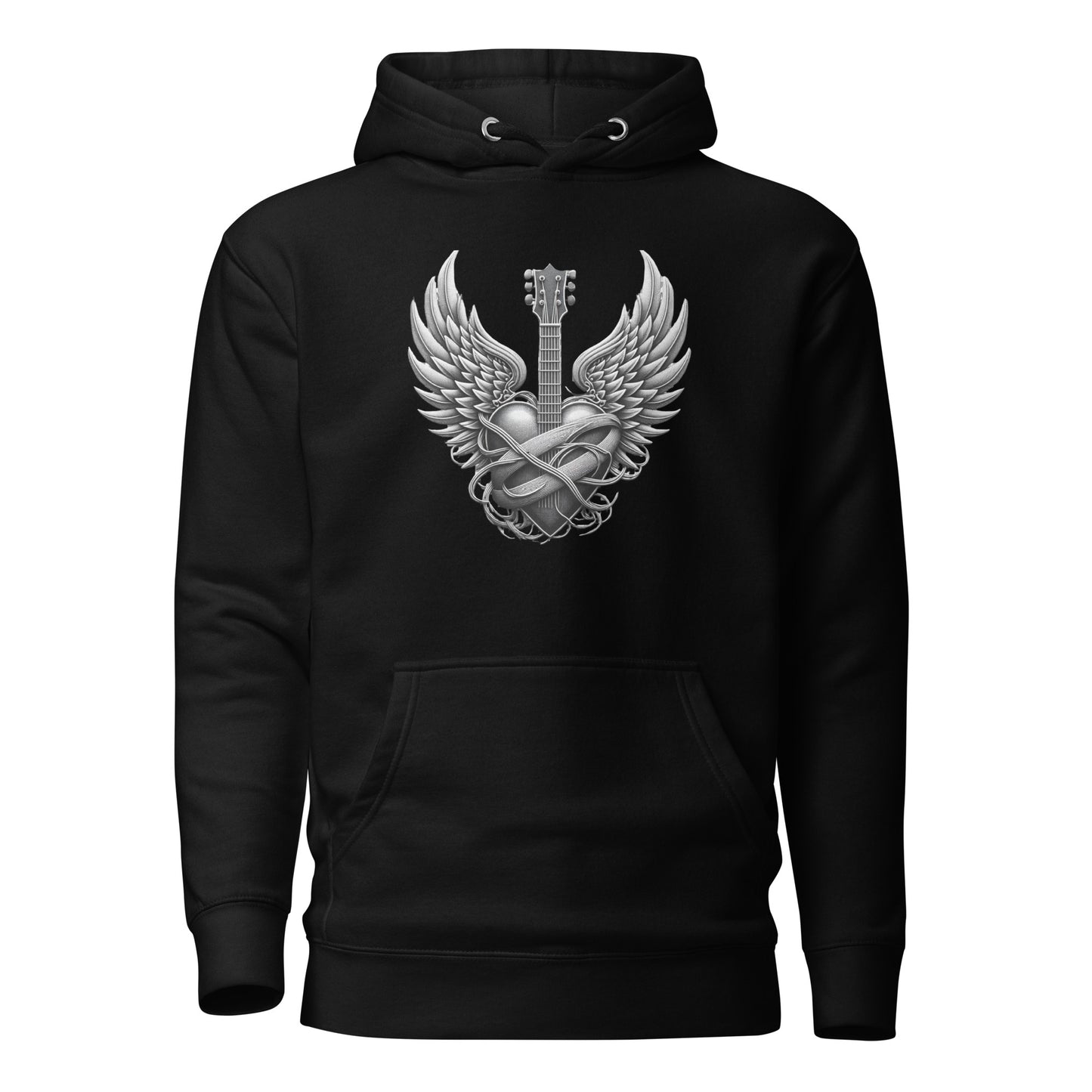 Guitar Angel Wings Hoodie