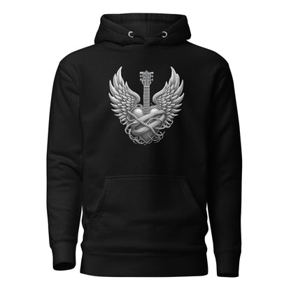 Guitar Angel Wings Hoodie