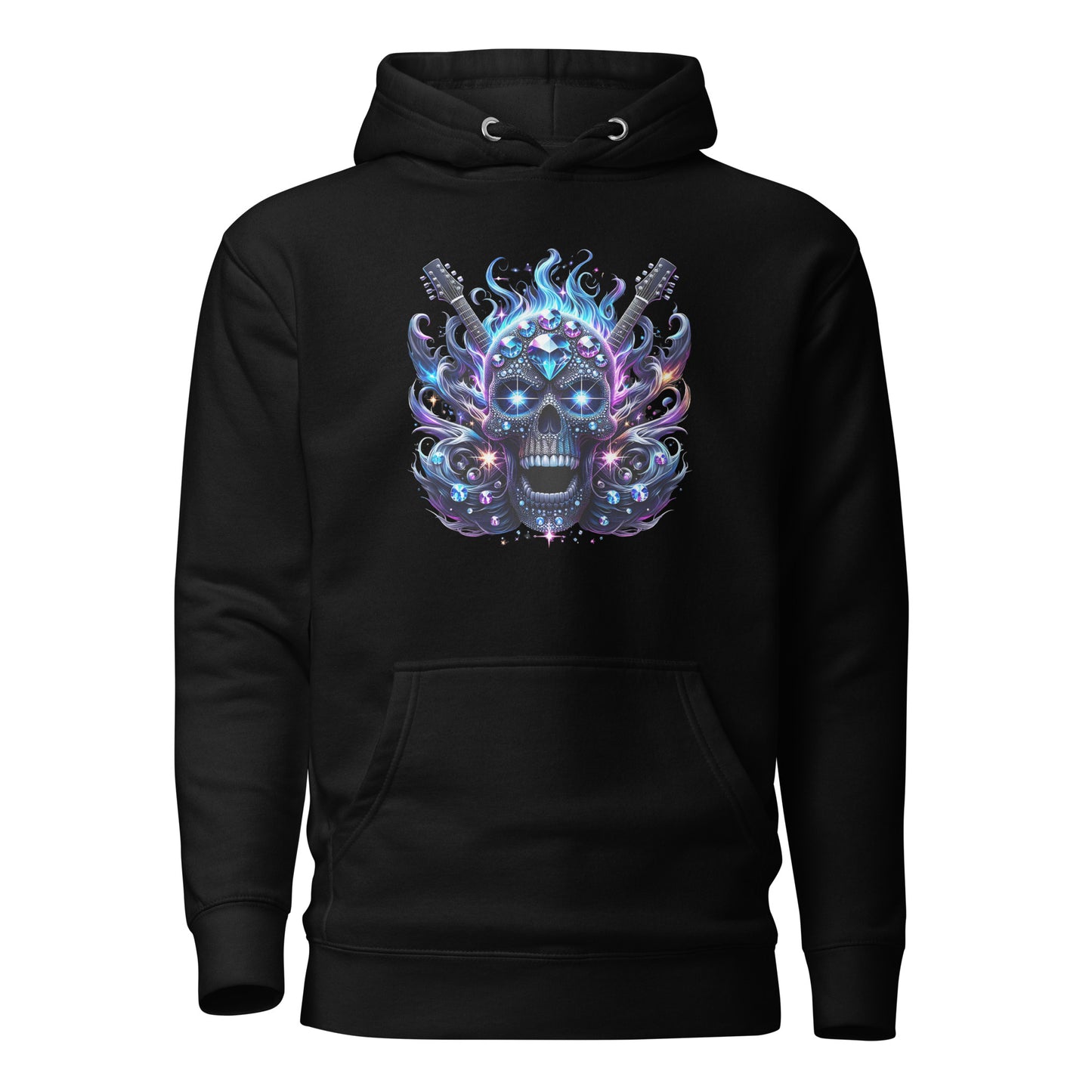 Diamond Skull Bling Hoodie