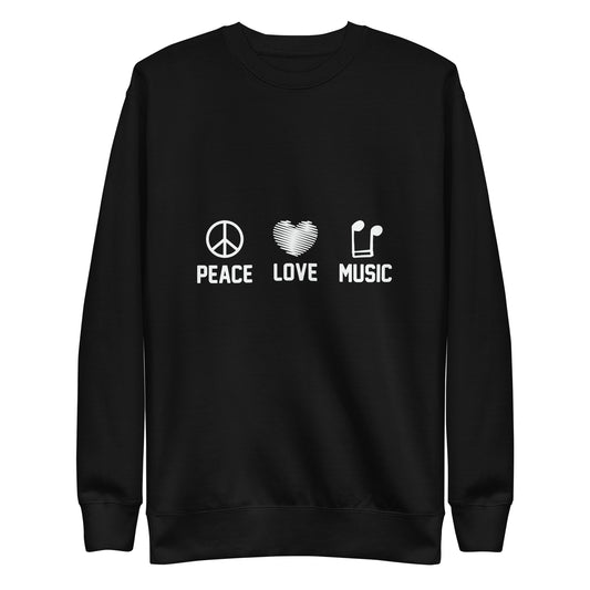 Peace Love Music Sweatshirt