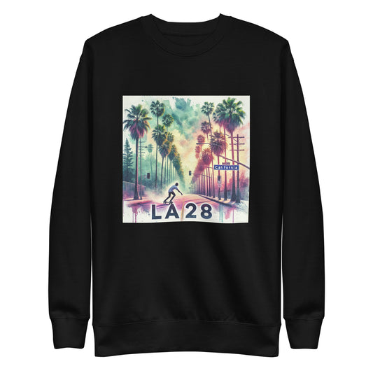 LA28 Archery Competition Watercolor Print Team USA Sweatshirt