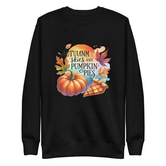 Autumn Skies and Pumpkin Pies Sweatshirt