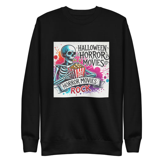 Halloween Movies Popcorn Sweatshirt