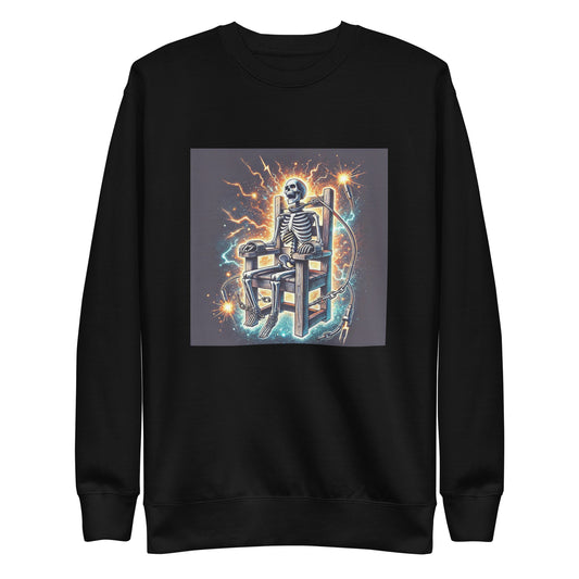 Halloween Skeleton Electric Chair Sweatshirt