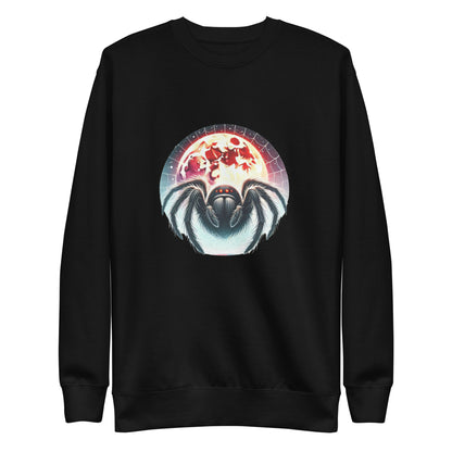 Scary Spider with Moon Sweatshirt