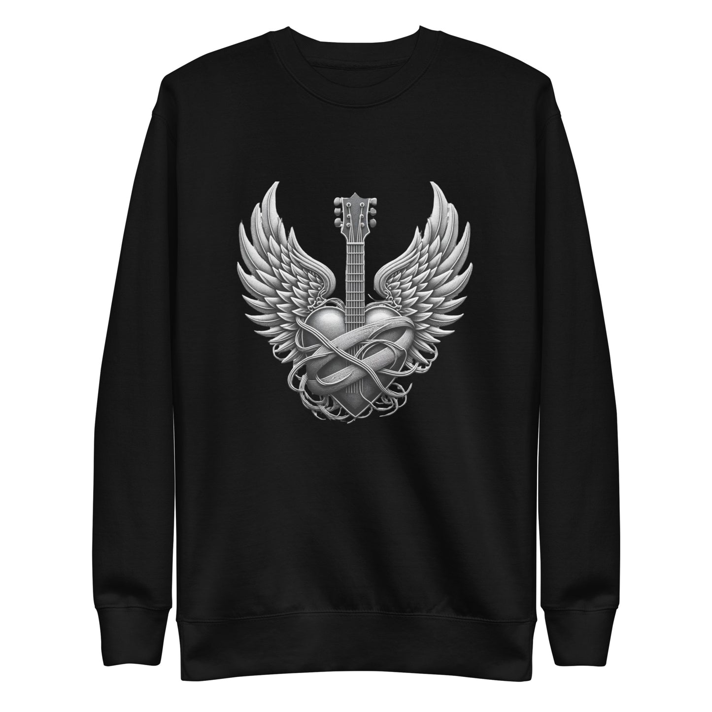 Guitar Angel Wings Sweatshirt
