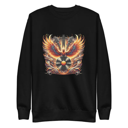 Guitar Eagle Flame Sweatshirt