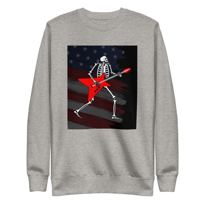 American Guitarist Skeleton Sweatshirt