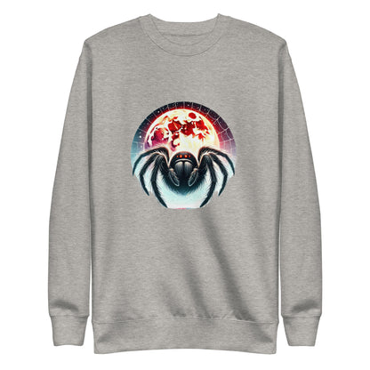 Scary Spider with Moon Sweatshirt