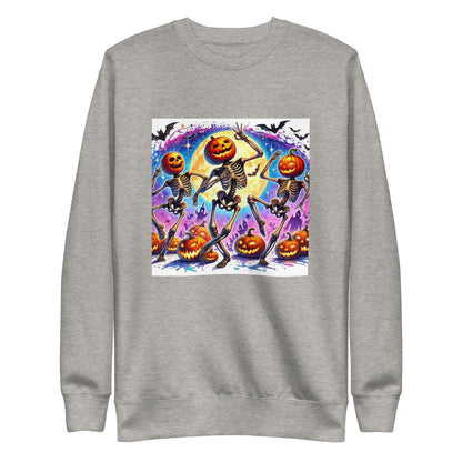 Skeleton Pumpkin Heads Sweatshirt