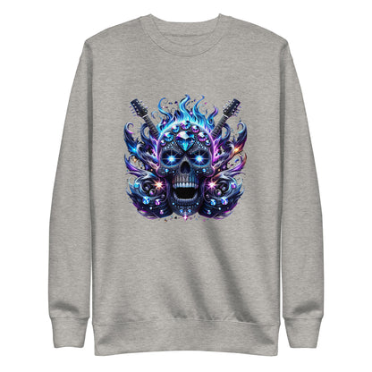 Diamond Skull Bling Sweatshirt