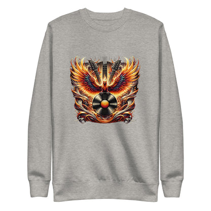 Guitar Eagle Flame Sweatshirt