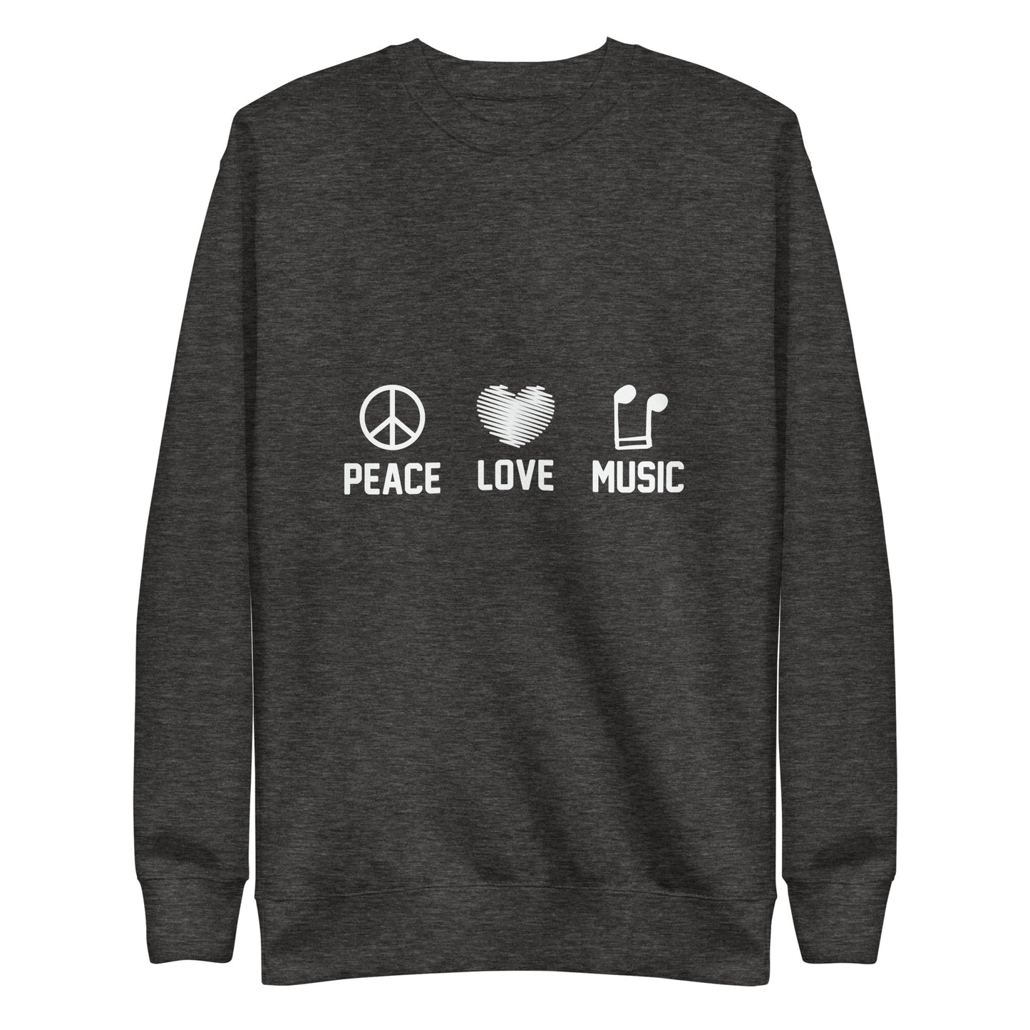 Peace Love Music Sweatshirt