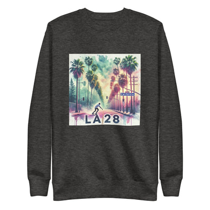 LA28 Archery Competition Watercolor Print Team USA Sweatshirt