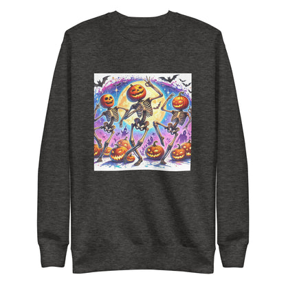 Skeleton Pumpkin Heads Sweatshirt