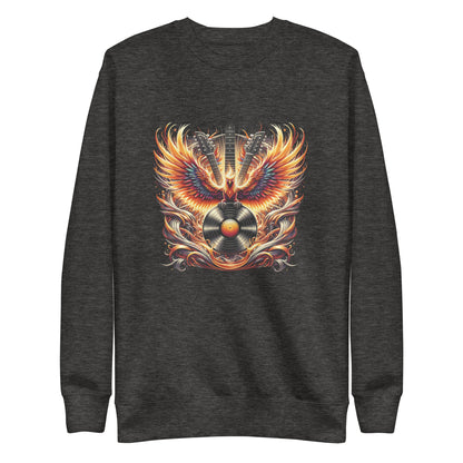 Guitar Eagle Flame Sweatshirt