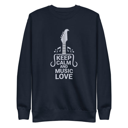 Keep Calm and Music Love Sweatshirt