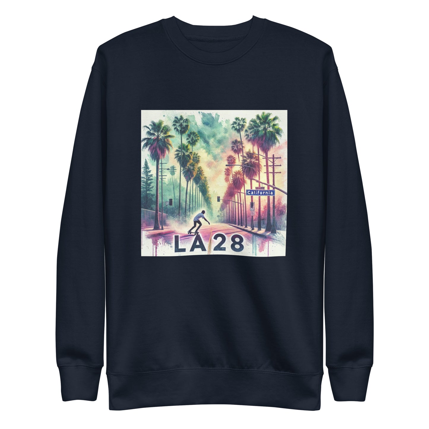 LA28 Archery Competition Watercolor Print Team USA Sweatshirt