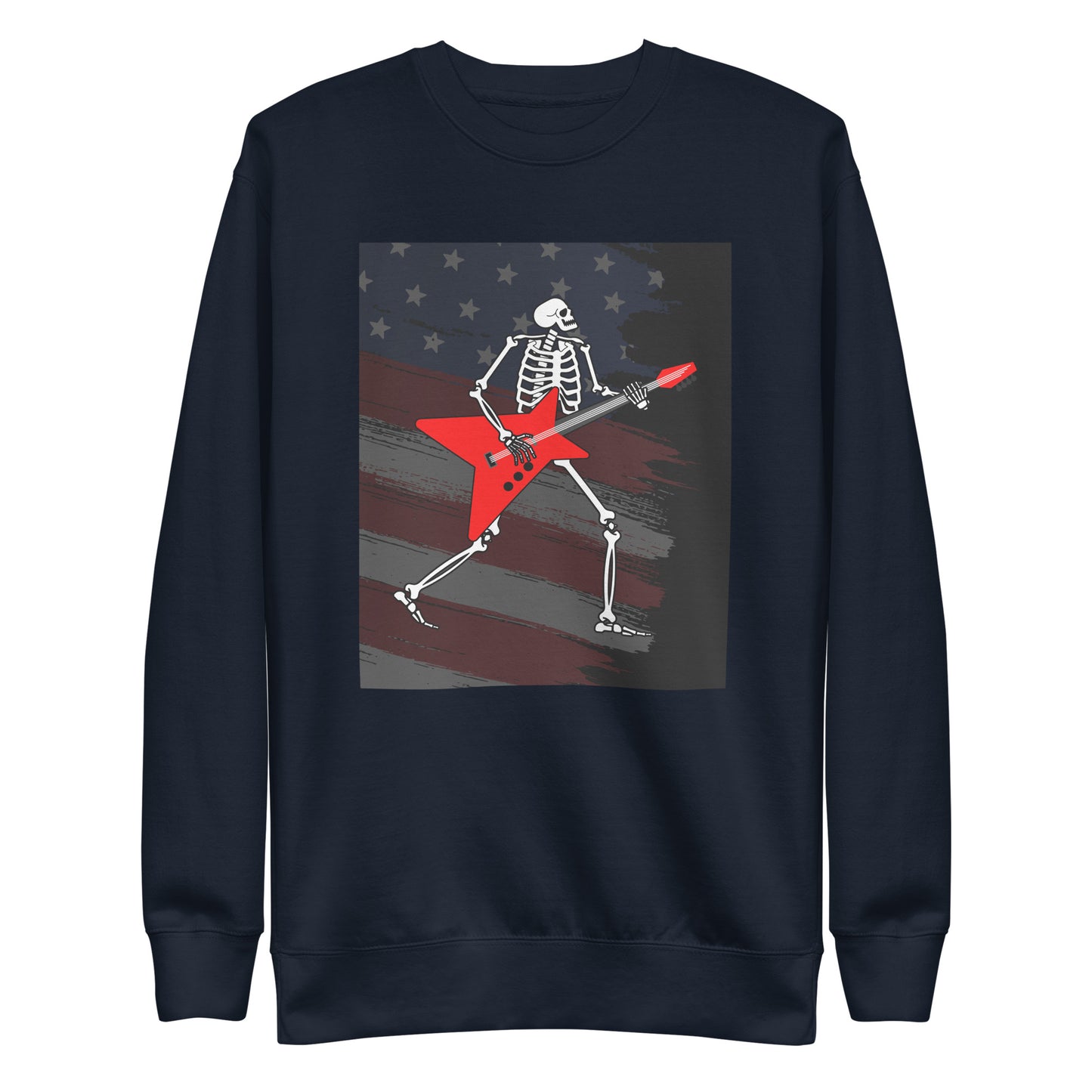 American Guitarist Skeleton Sweatshirt