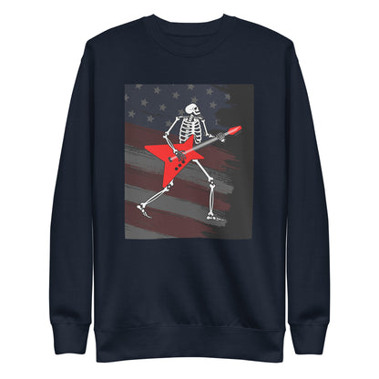 American Guitarist Skeleton Sweatshirt