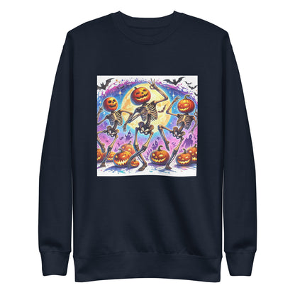 Skeleton Pumpkin Heads Sweatshirt