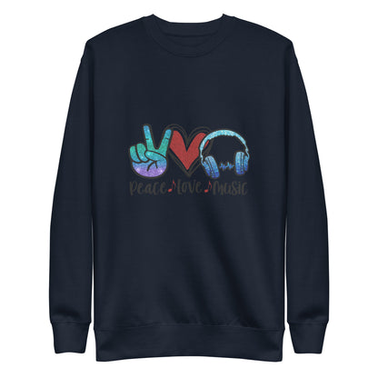 Peace Love Music Sweatshirt