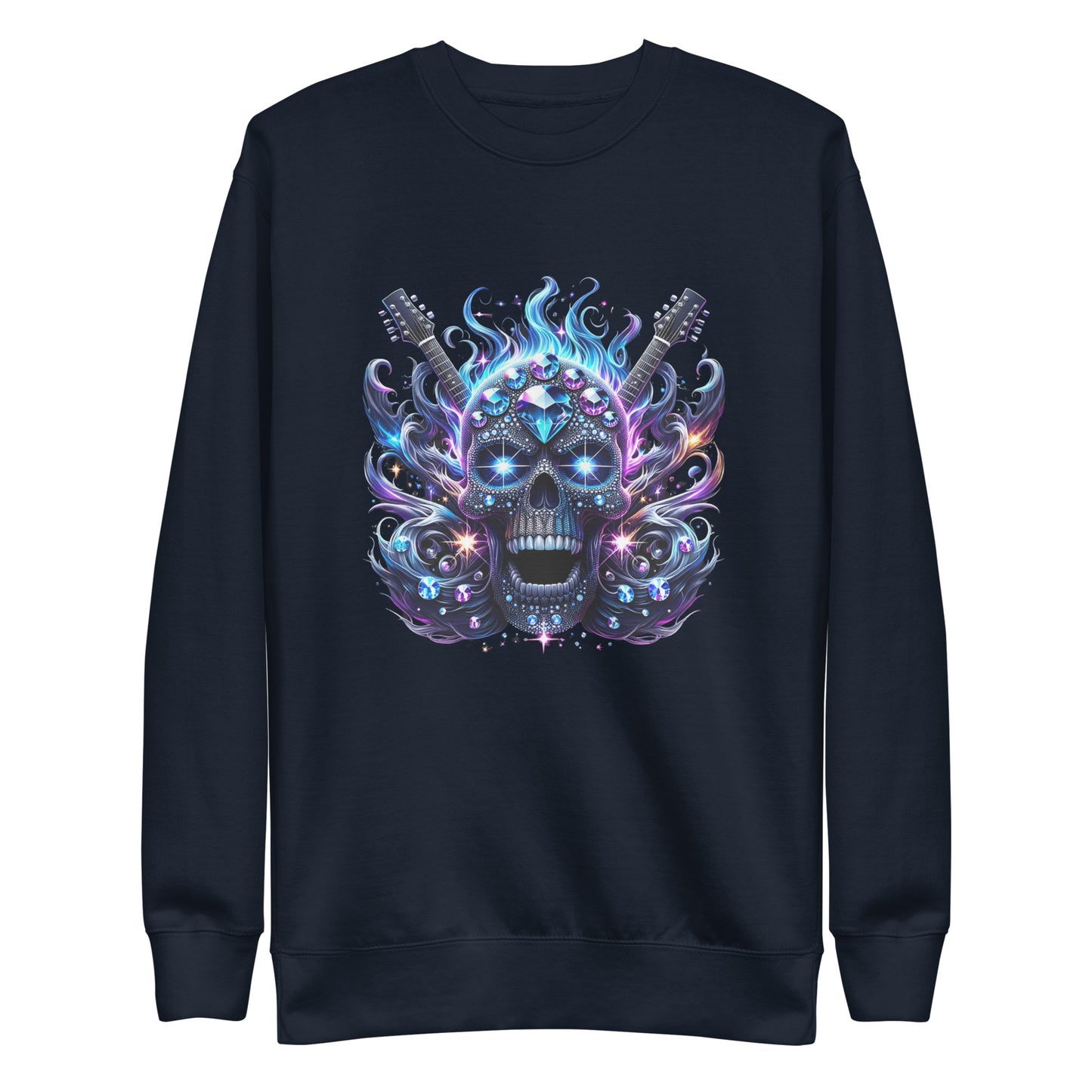 Diamond Skull Bling Sweatshirt