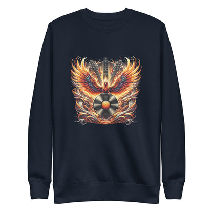 Guitar Eagle Flame Sweatshirt