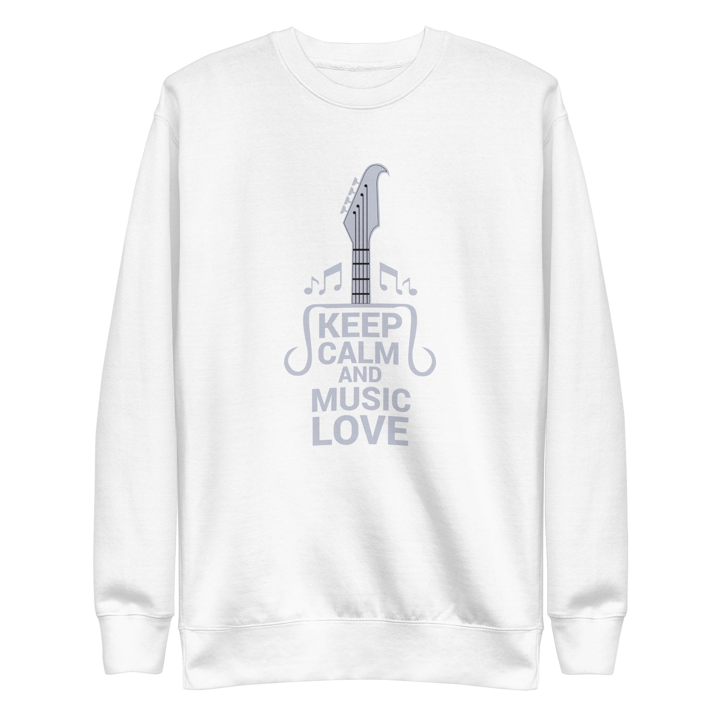 Keep Calm and Music Love Sweatshirt