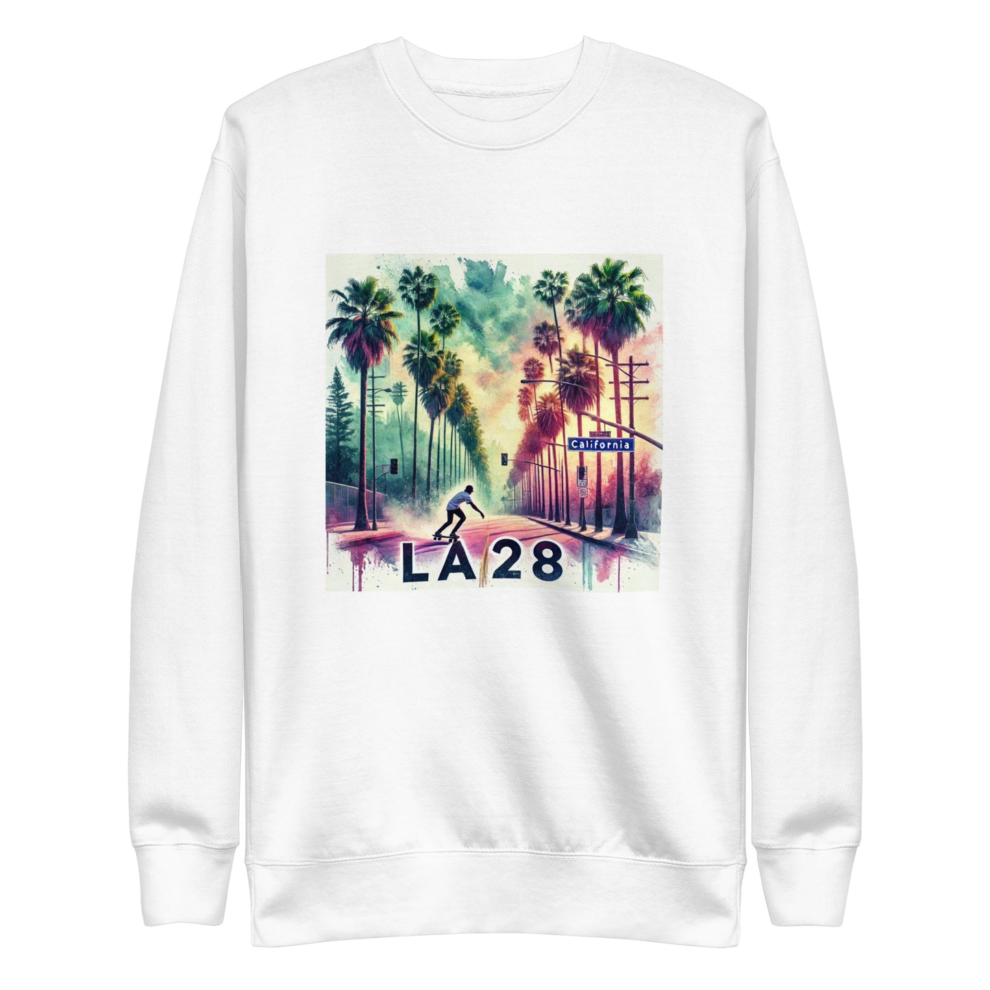 LA28 Archery Competition Watercolor Print Team USA Sweatshirt