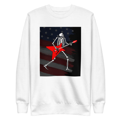American Guitarist Skeleton Sweatshirt