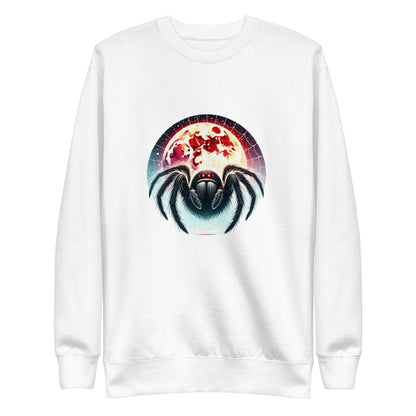 Scary Spider with Moon Sweatshirt