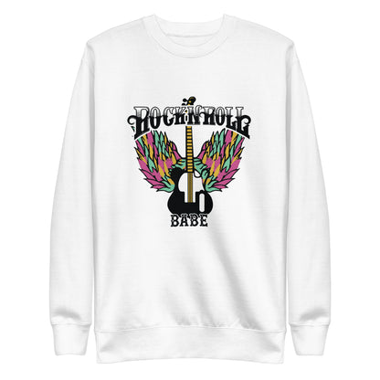 Rock and Roll Babe Wings Sweatshirt