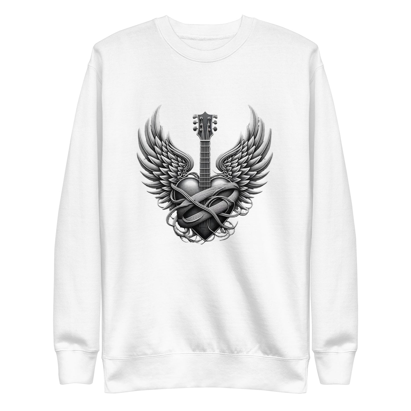 Guitar Angel Wings Sweatshirt