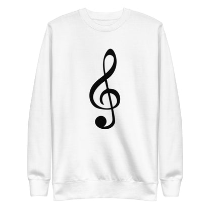 Treble Clef Musician Sweatshirt