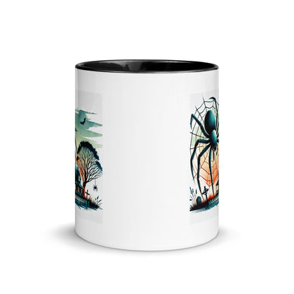 Halloween Giant Spider Color Mug