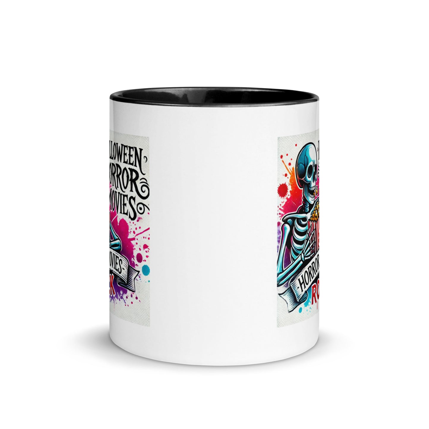 Halloween Movies Popcorn Color Mug