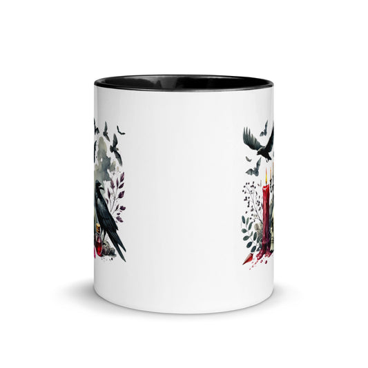 Scary Bats, Skulls, and Candle Color Mug