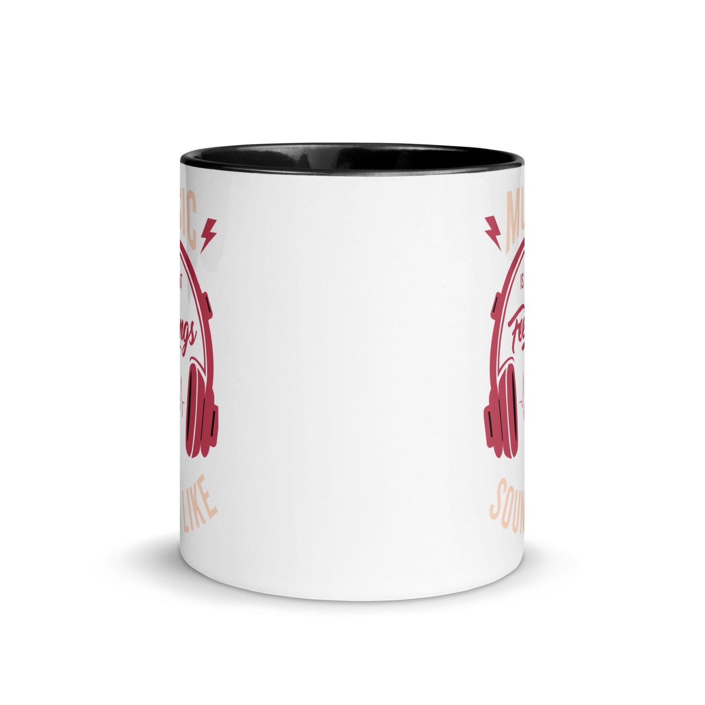 Music is What Feelings Sound Like Color Mug