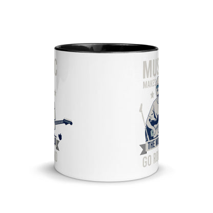 Music Makes The World Go Round Color Mug
