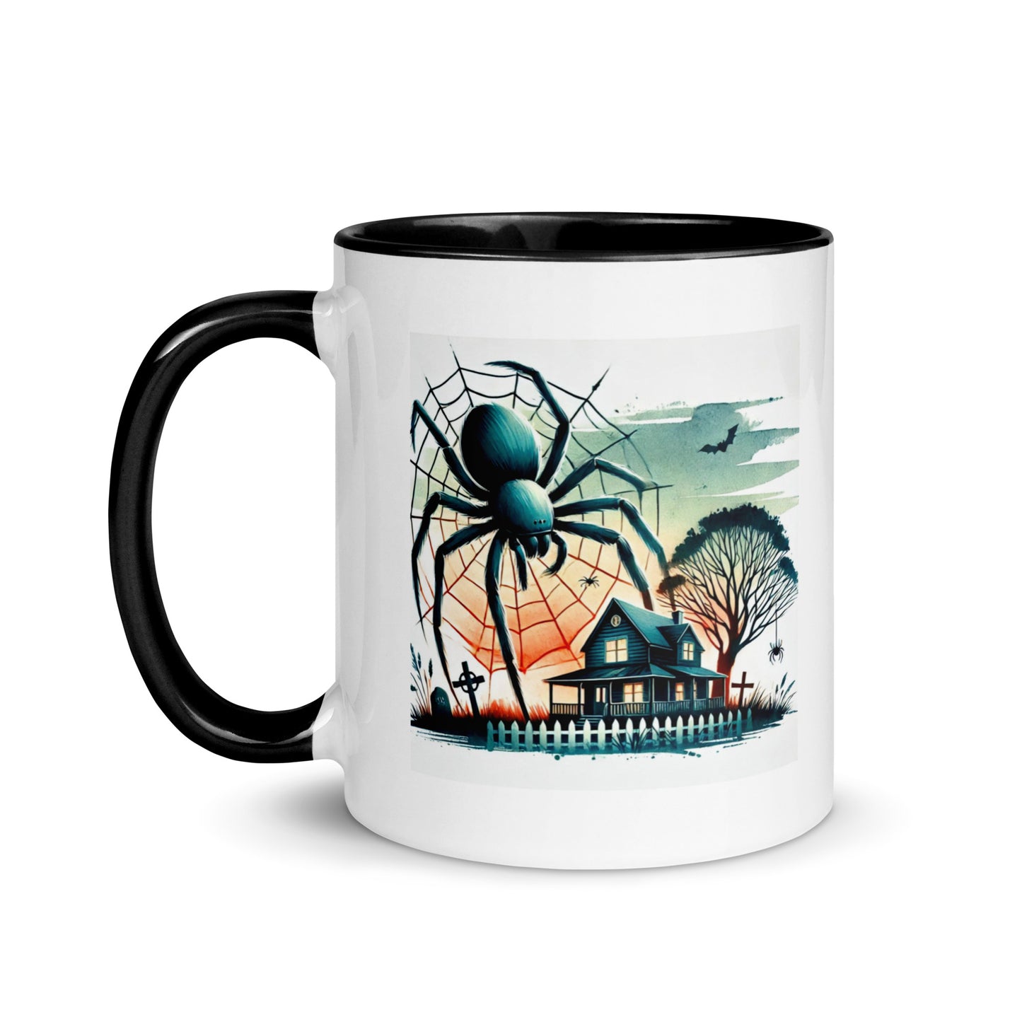 Halloween Giant Spider Color Mug