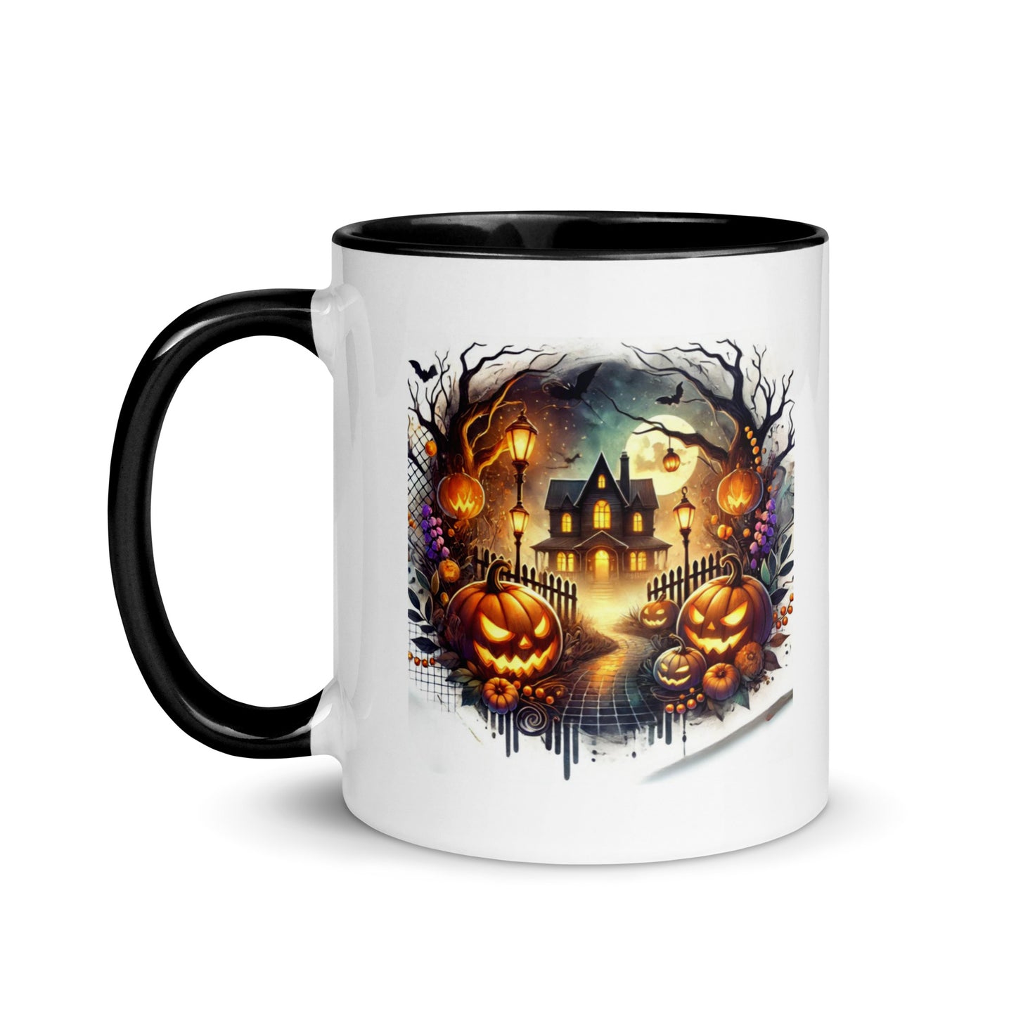 Halloween Scary House Color Mug