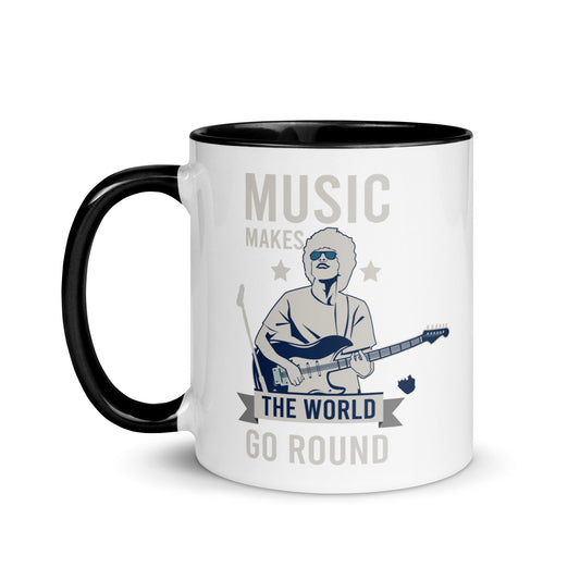 Music Makes The World Go Round Color Mug