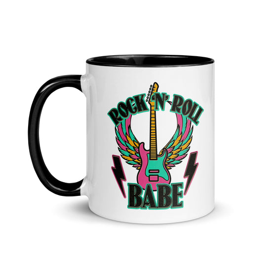 Rock And Roll Babe Color Mug