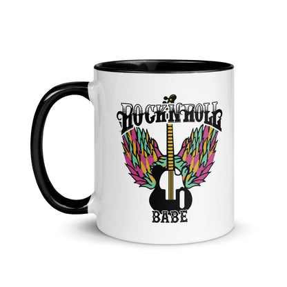 Rock and Roll Babe Wings Color Mug