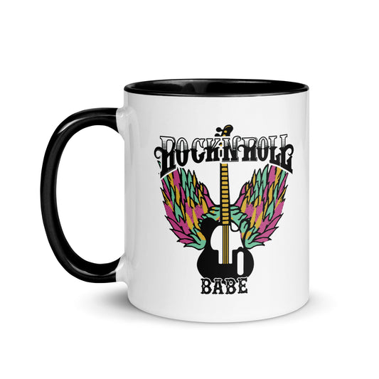 Rock and Roll Babe Wings Color Mug