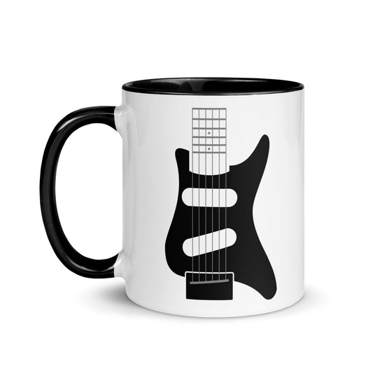 I Love My Guitar Color Mug