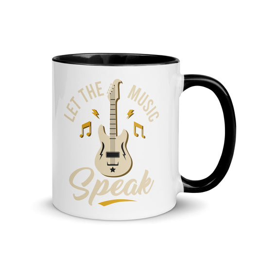 Let The Music Speak Color Mug