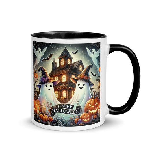 Halloween Spooky Ghosts Color Mug